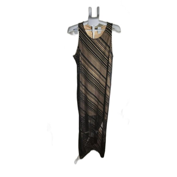 APT. 9‎ Women's Sheer Maxi Dress - Striped Design, Size XL - Picture 1 of 4